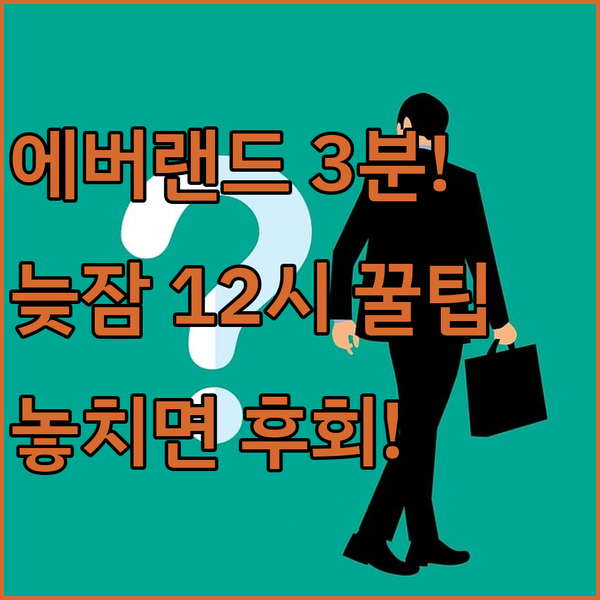 용인 수원 숙소 전쟁 에버랜드 3분 vs 12시 체크아웃 당신의 선택은