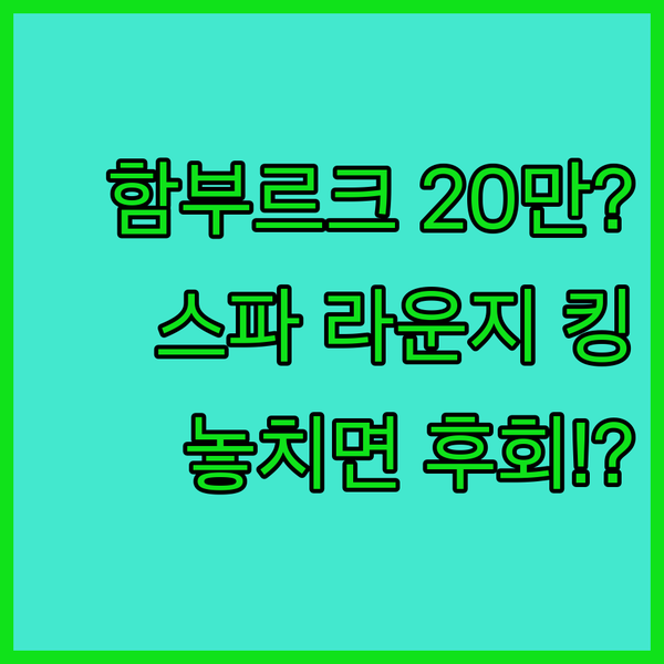 Hamburg-Mitte 중심에서 스파 라운지까지 20만원대 함부르크 호텔의 정체